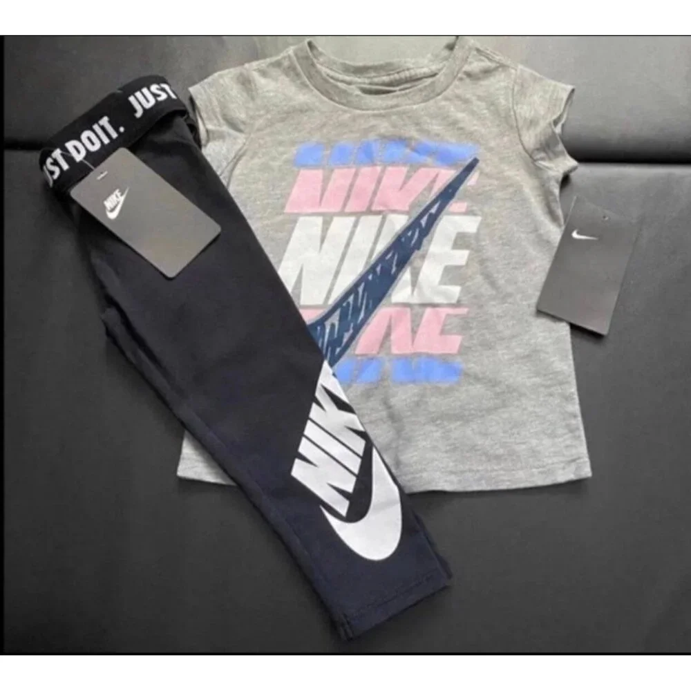 NWT Nike Leggings & Tee Set Girls Size 2T